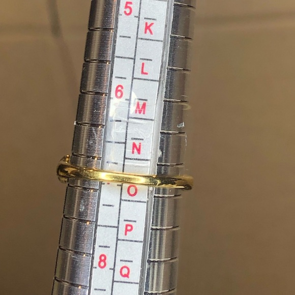 CITRINE and MARCASITE Vermeil Single Band Ring Sz 7 - Picture 12 of 17